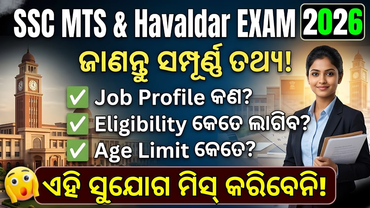 SSC MTS & Havaldar Exam 2026: Complete Details (Job Profile, Age & Eligibility)