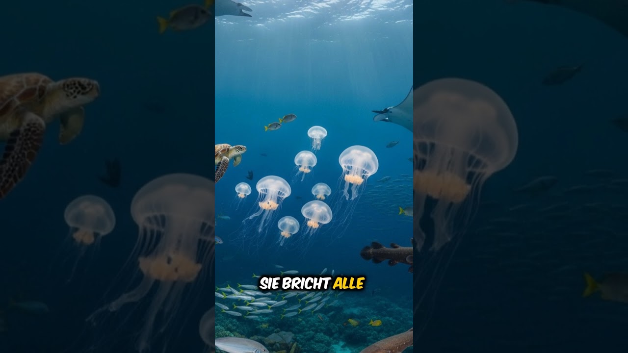 Die unsterbliche Qualle 😱 Das Tier, das ewig lebt #fakten  #schockpoint