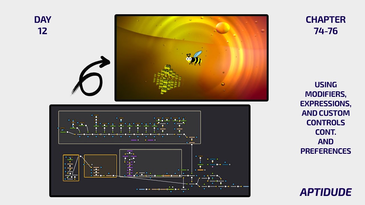 Day 12 - Davinci Resolve Fusion - Using Modifiers, Expressions, and Custom Controls
