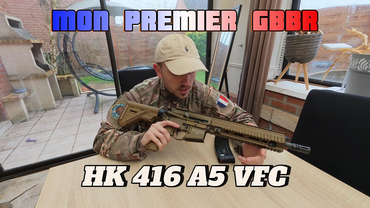 MON PREMIER GBBR 😱😈 !! UNBOXING / REVIEW -  HK 416 A5 VFC by UMAREX -