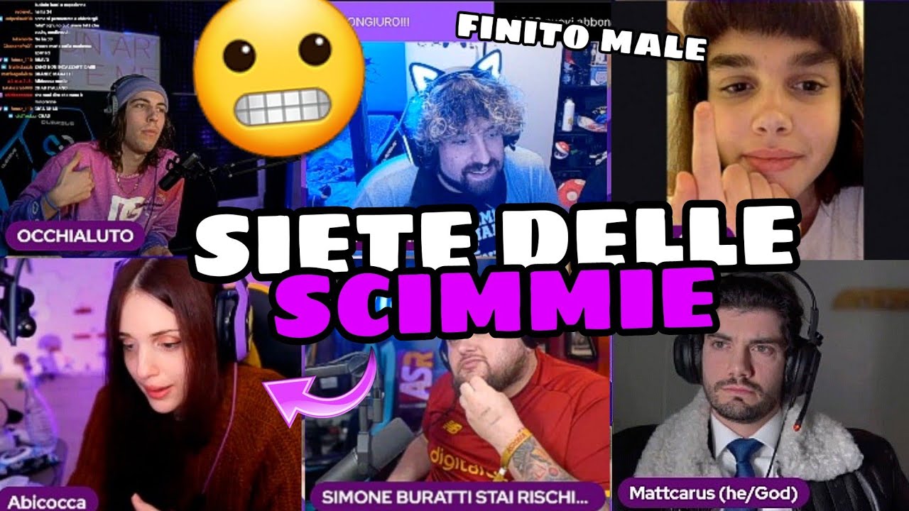 CONFRONTO ACCESO (finito male) TRA ANDREADEL1988, MARIA SOFIA, ABICOCCA E MATTCARUS!!🤬🍿
