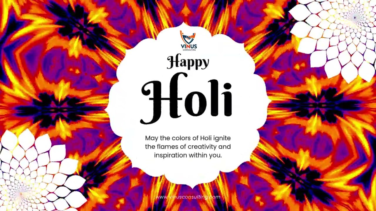 ✨ Holi Wishes from Vinus Consulting | Festival of Colors 2026