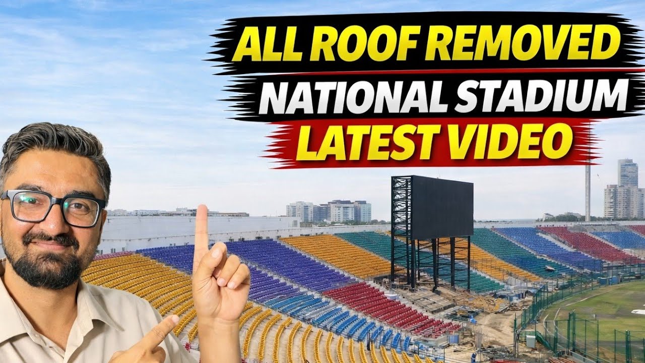Exclusive: PSL Day Matches without Roof | National Stadium Karachi Update | Renovation | PSL 11 
