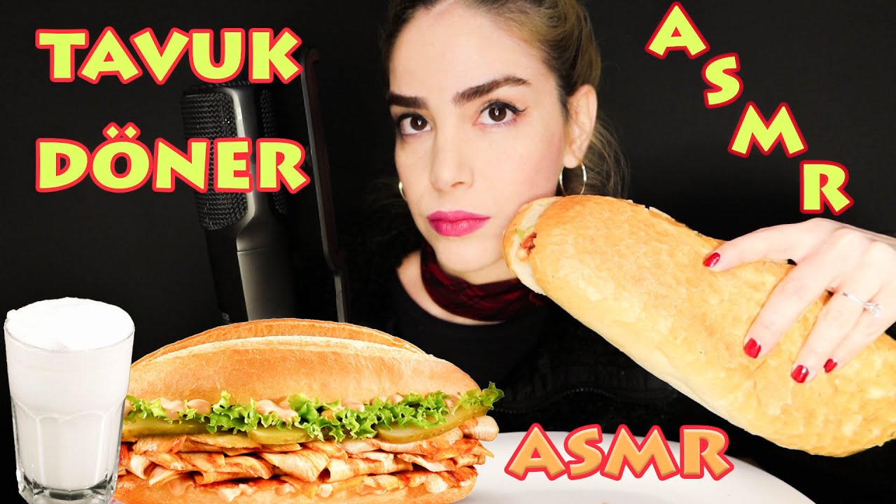 EKMEK ARASI TAVUK D&Ouml;NER ASMR | TAVUK D&Uuml;R&Uuml;M ASMR T&uuml;rk&ccedil;e