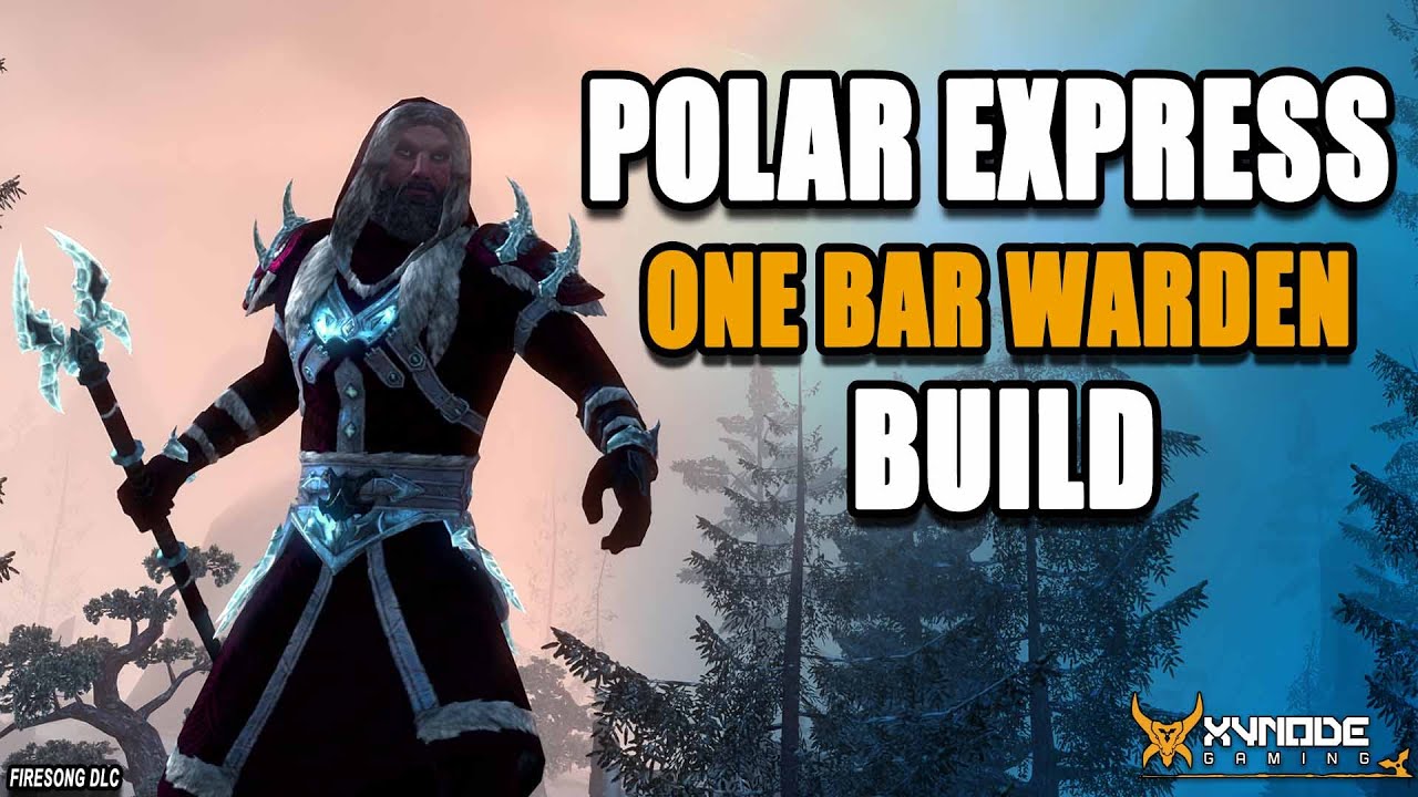 ❄️❄️ESO - Polar Express - One Bar Magicka Warden Build - (Firesong DLC) 🎅🎅🎅