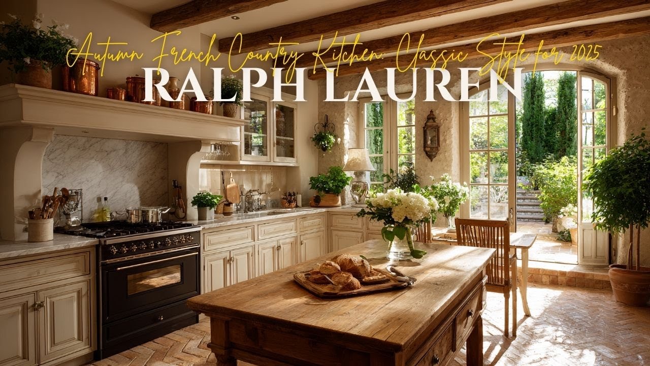 Inside Ralph Lauren's Autumn French Country Kitchen  Classic Style for 2025