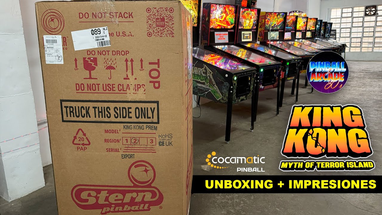 UNBOXING + PRIMERAS IMPRESIONES STERN PINBALL KING KONG
