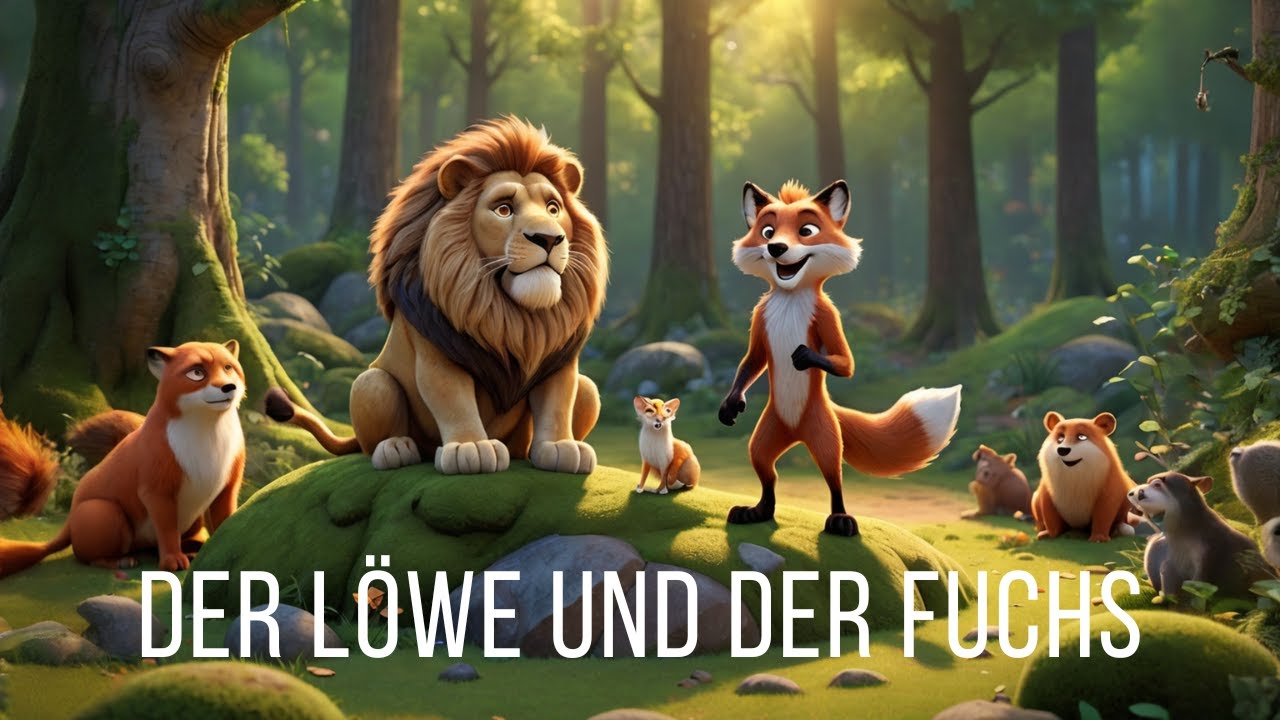 Fabeln für Kinder - Der Löwe und der Fuchs