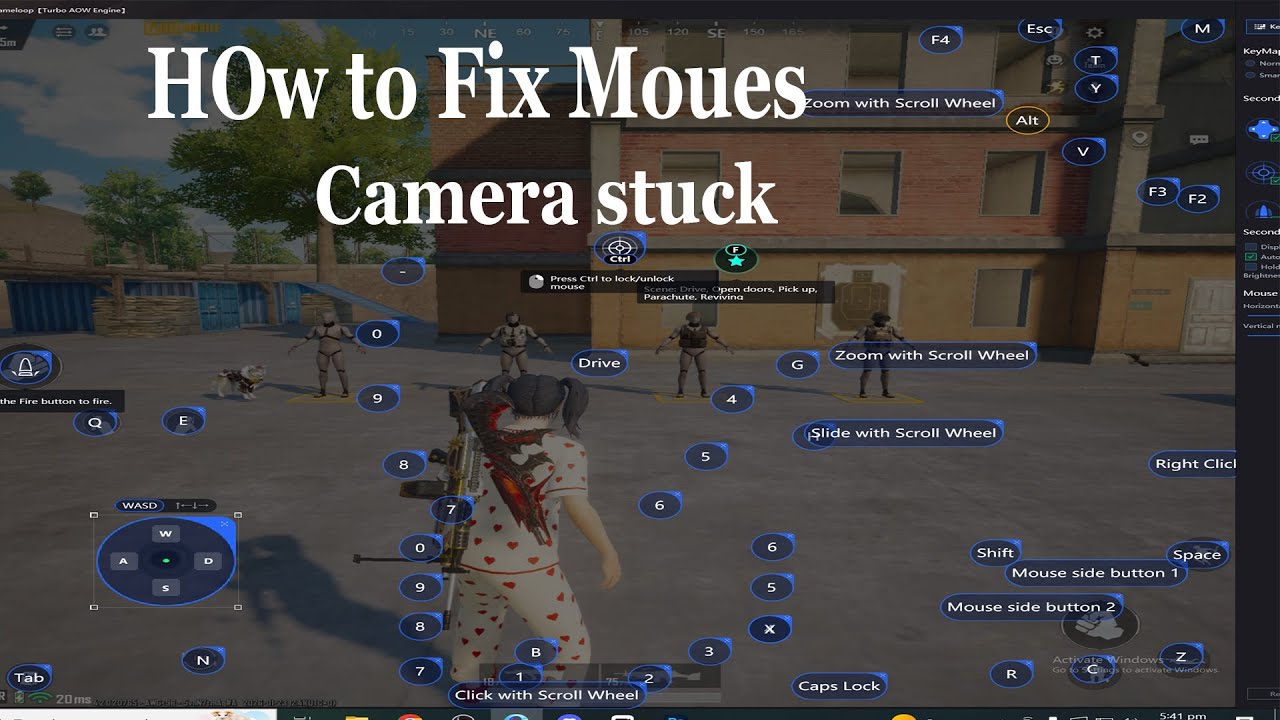 How To Fix Moues C​​ursor  New Glitch & Camera | 4.2 Upadte Gameloop FIX EMULATOR ✅