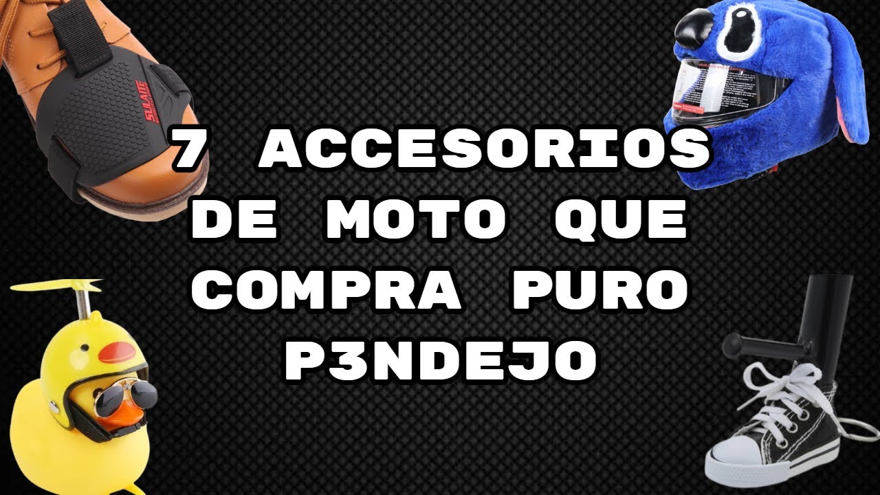 7 ACCESORIOS DE MOTOCICLETA INUTILES