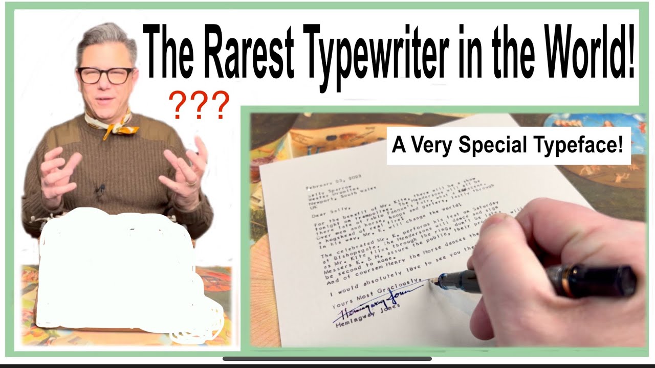 The Rarest Typewriter in the World!