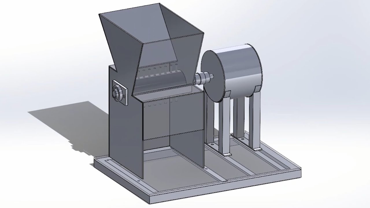 Deshebradora de carne. Fabricación de Maquina Parte 1.