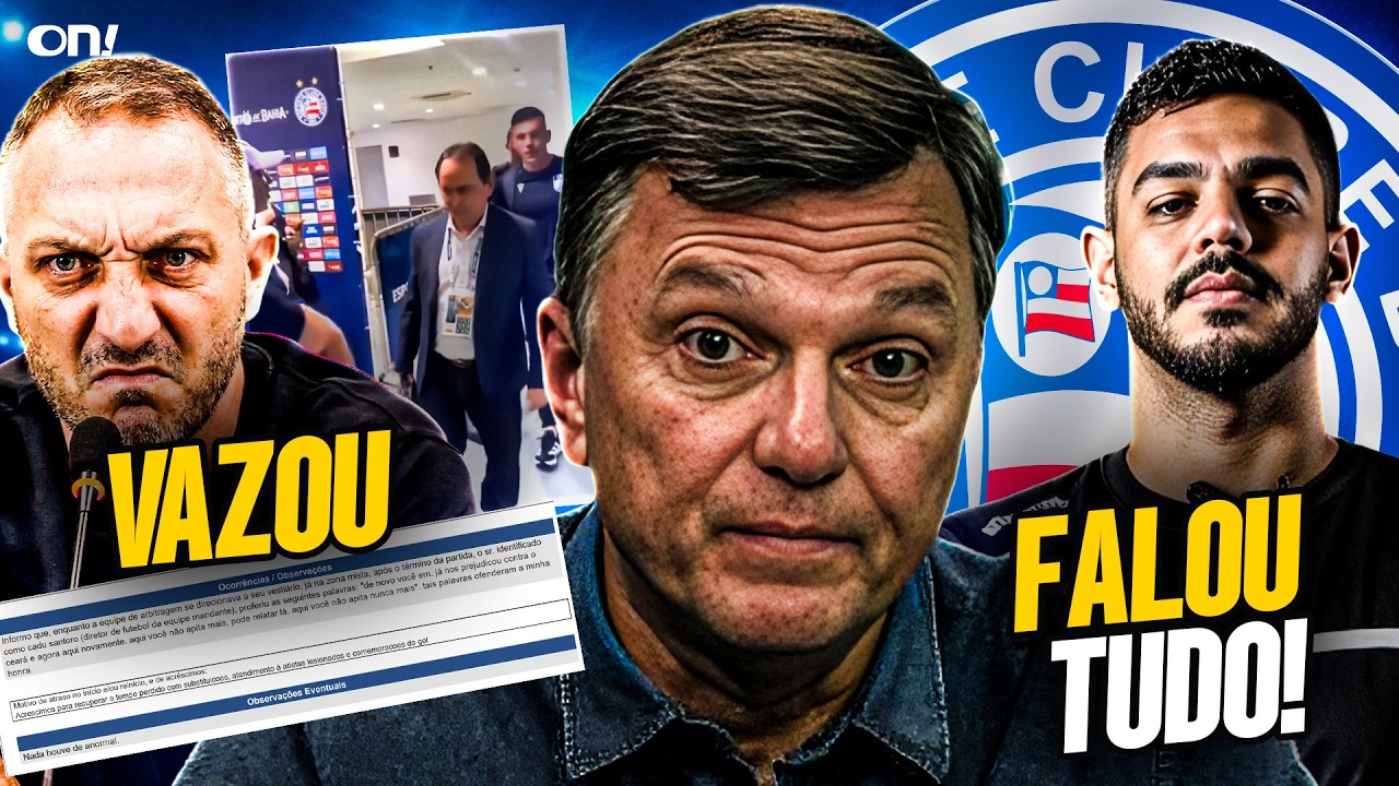 VAZOU TUDO! 😮 PAU QUEBROU NA ZONA MISTA 🔥 ARBITRO FICOU OFENDIDINHO MAURO CEZAR FALOU TUDO E BARAUNA