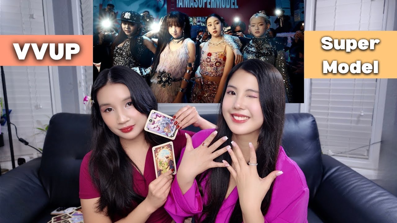 VVUP (비비업) ‘Super Model’ MV Reaction Video + Tarot Reading 2026
