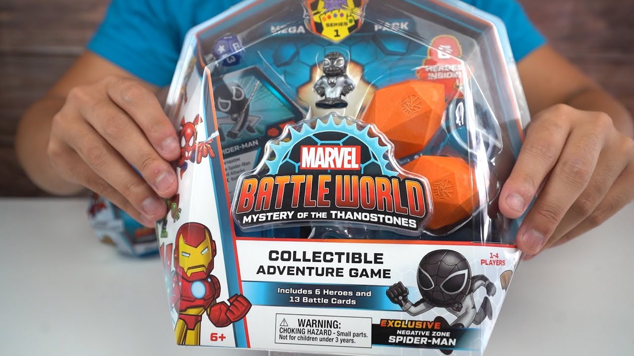 Marvel Battle World Collectible Adventure Game Mega Pack Series 1 Unboxing