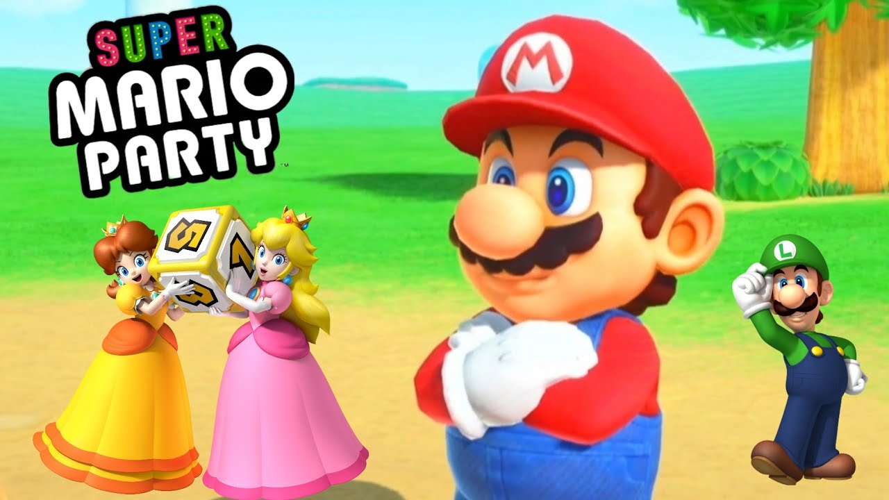 Super Mario Party 🎈- Mini Games 🎮 (4 players) Switch gameplay