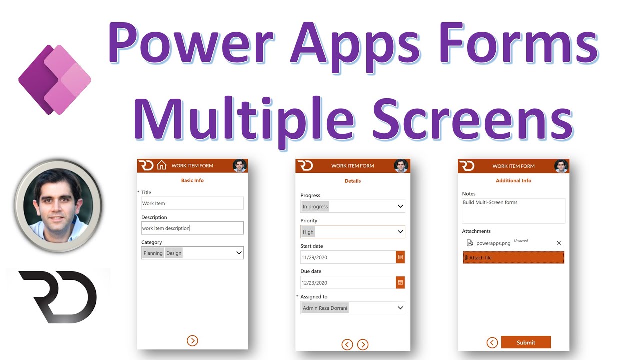 Управление несколькими экранными формами в Power Apps