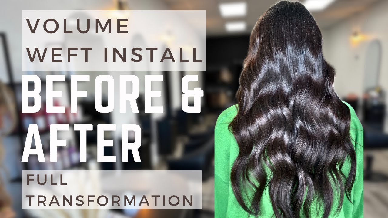 How To: Start Your Sew-In Hair Extension - Weft Tutorial #weftextensions #hairextensions