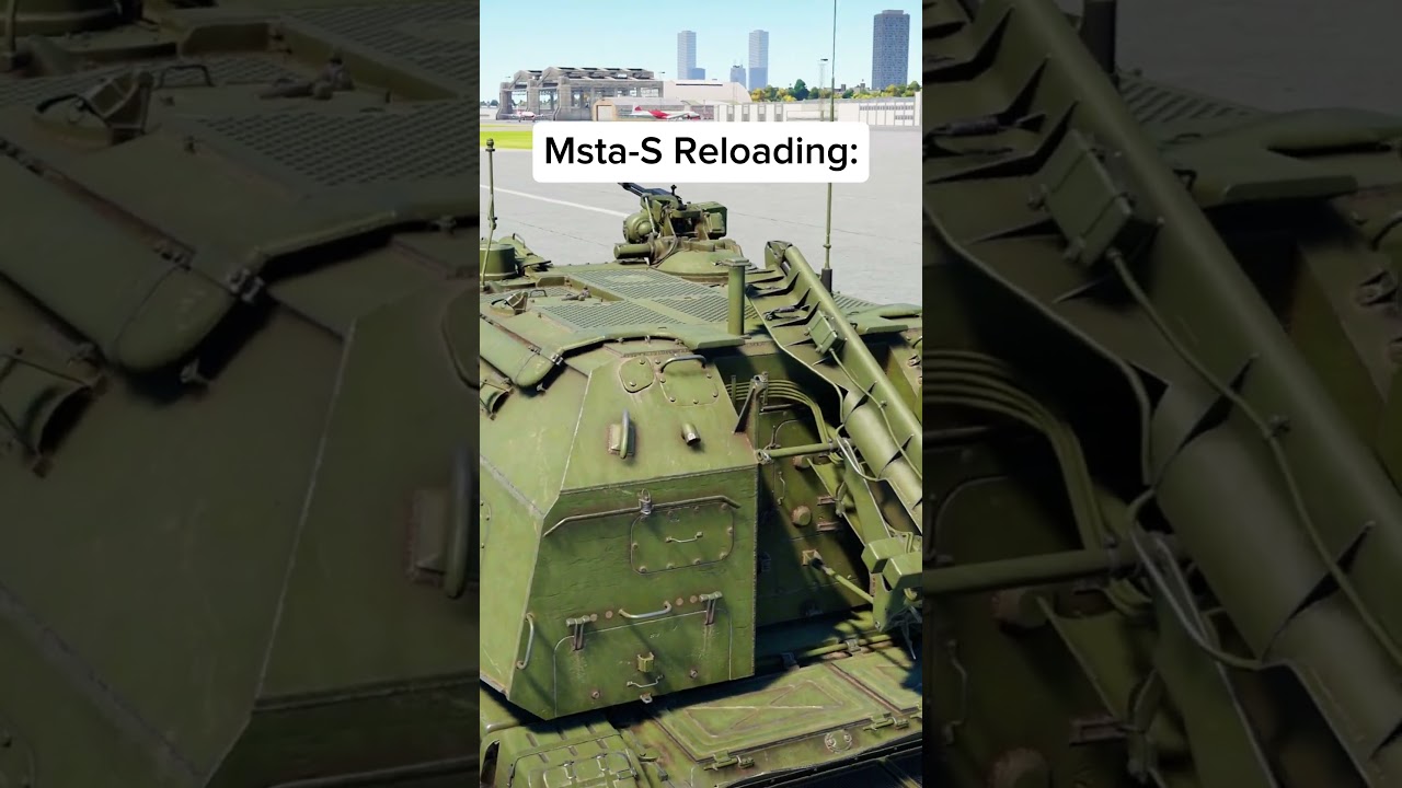 INSIDE MSTA-S:#warthunder #warthundergameplay #war #thunder #warthundertanks #warthundervideos