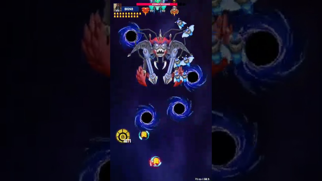 Space shooter Thunder vs Guild Boss 1 - Bắn ruồi chiến boss bang 1 bằng sấm sét