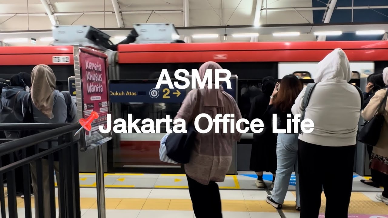 ASMR Kehidupan kantor Jakarta | Hari Rabu 🌨️❄️🌨️