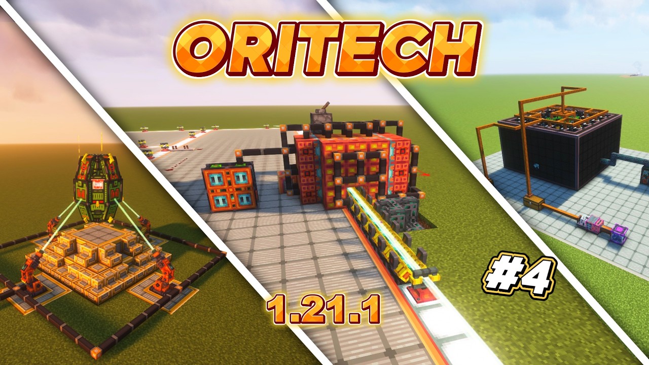 Oritech 1.21.1 (Neoforge, Fabric) #4 | Обзор Мода | Ядерный Реактор и Ускоритель Частиц!!!
