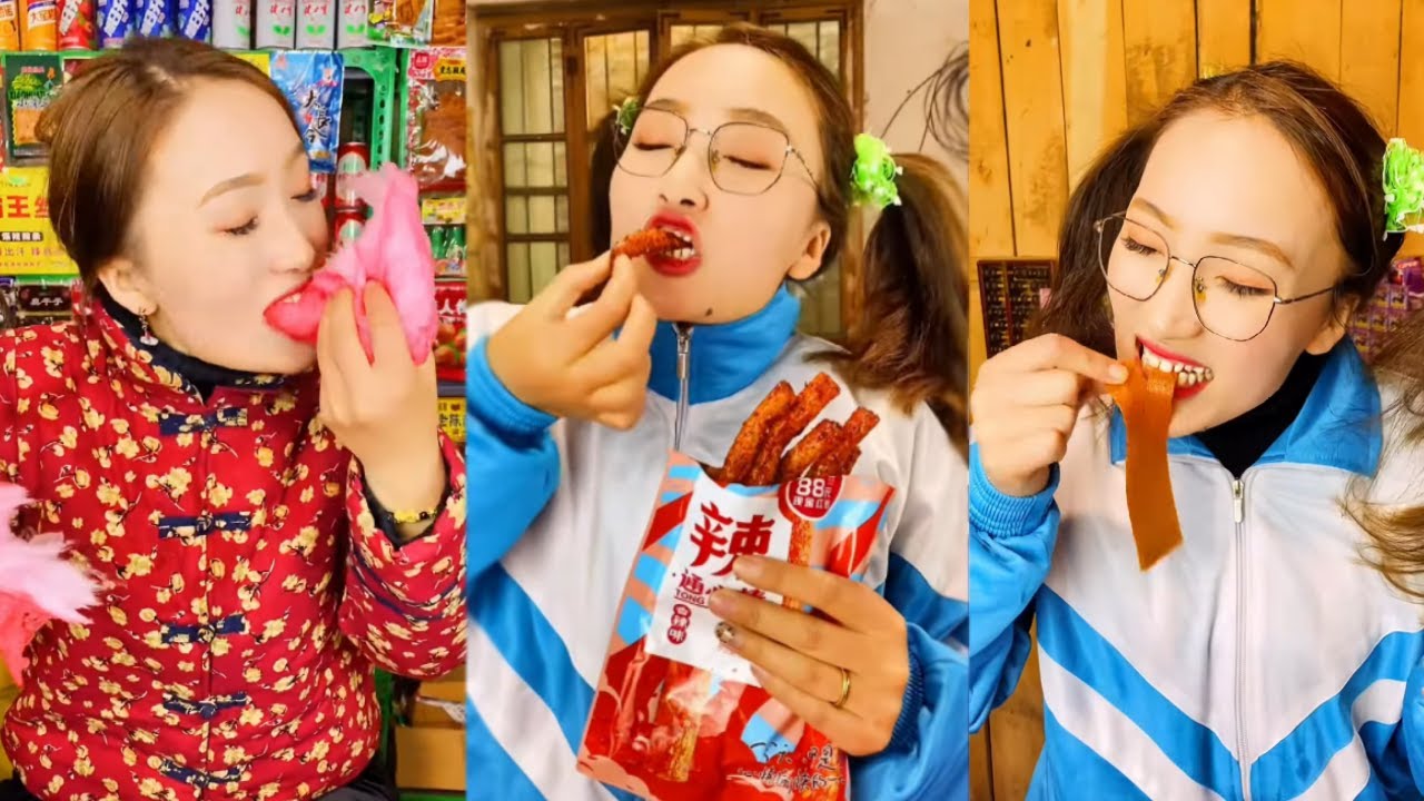 還記得童年的小賣舖嗎？ 二妮幫老闆娘看店，竟然把點心虧本賣完了！ #童年回憶#洞洞樂#童年時光機#小賣部#爆辣
