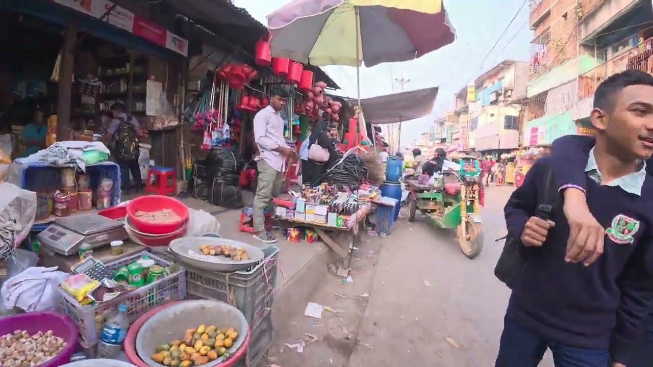 Overcrowded Local Bazar Chaos – Real Market Madness! 