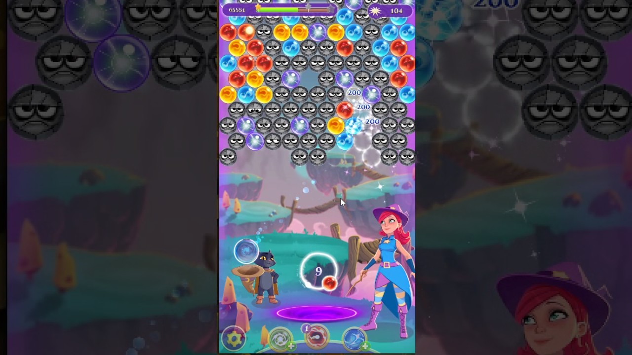 Bubble Witch Saga 3 - Level 189 - No Boosters (by match3news.com)