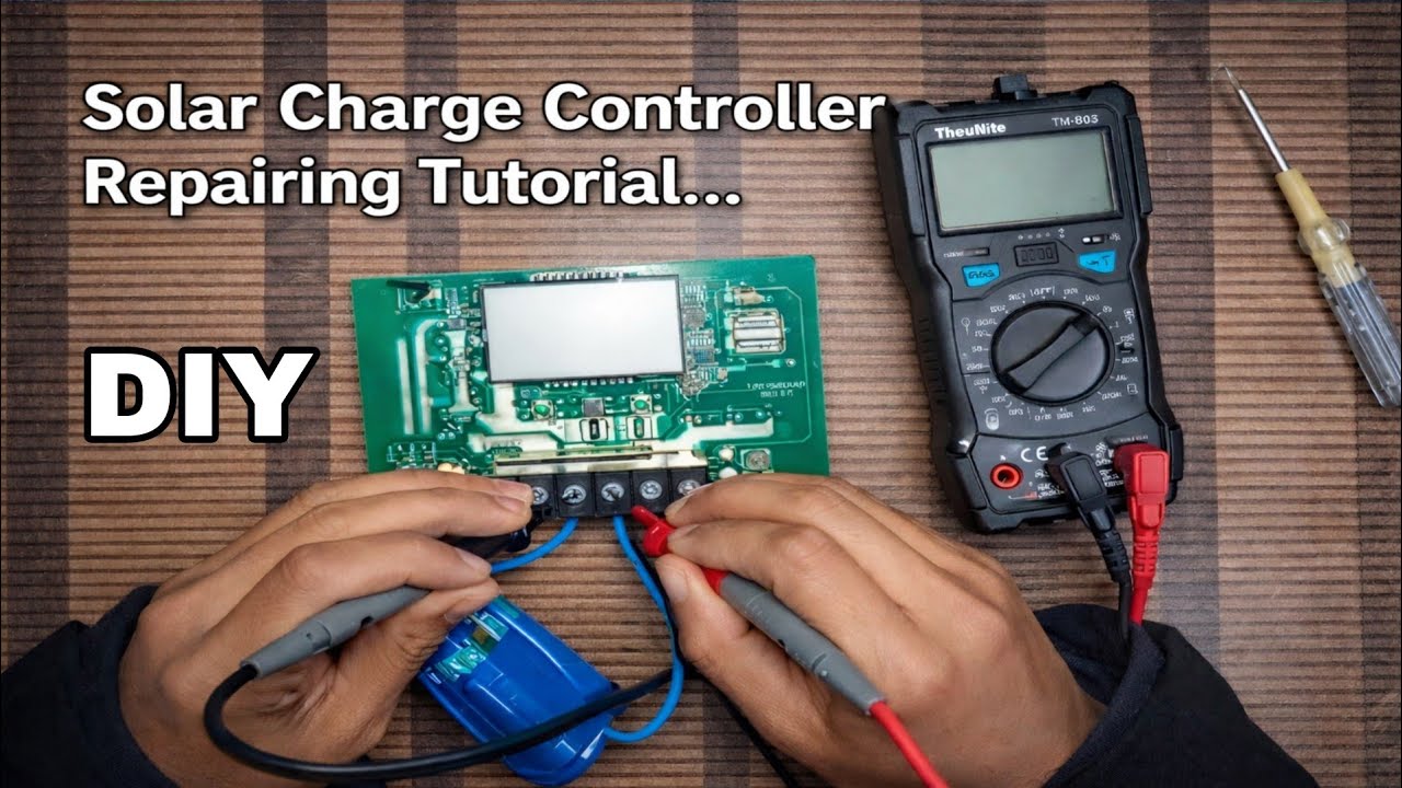 How to Repair Amici smart pwm solar charge controller||Solar charge controller Repairing video 