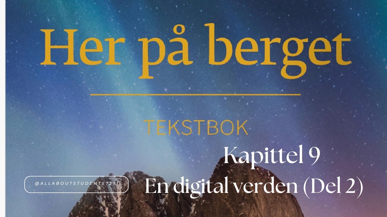 🎧 Kapittel 9: En digital verden ( Del 2) Lydfil 📚
