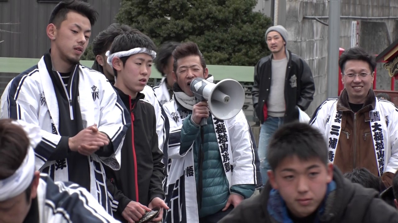 ２０１７元旦城山虎舞門打ち