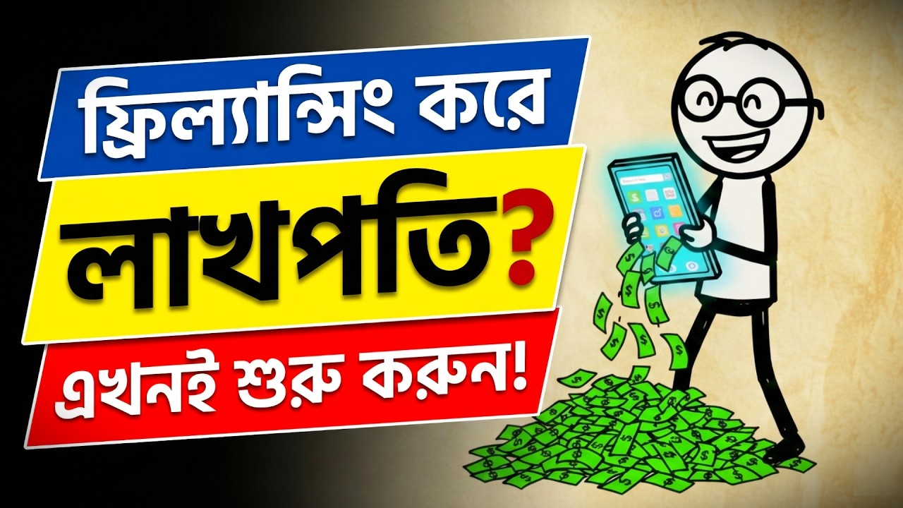 জিরো থেকে ফ্রিল্যান্সিং করে লাখপতি হওয়ার A-Z গাইডলাইন!