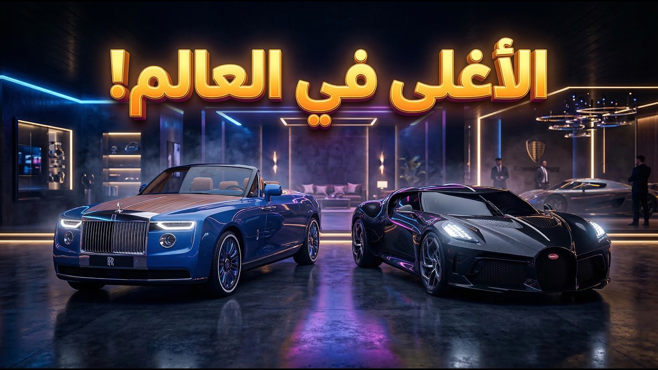 🔥 أغلى 10 سيارات في العالم 😱 السيارة 1 سعرها 30 مليون دولار!
