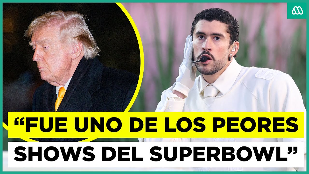 Trump criticó show de Bad Bunny en el Super Bowl: 