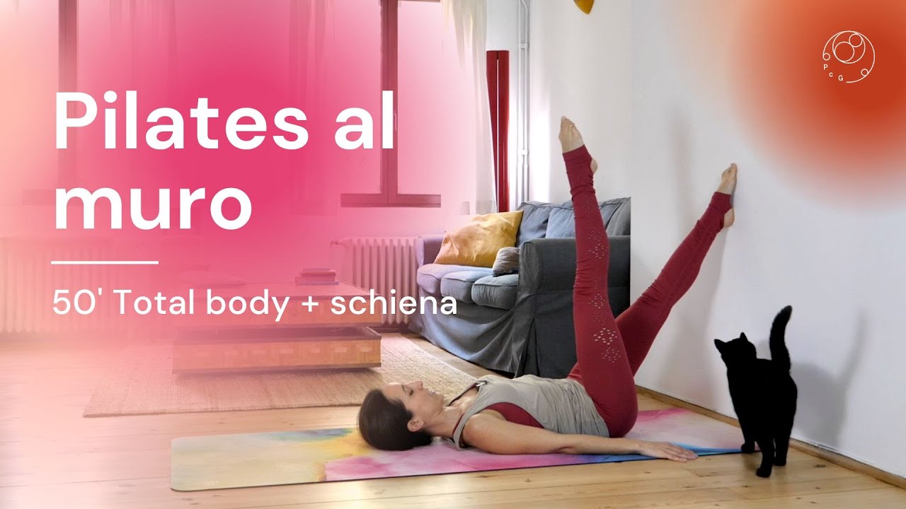 Pilates al muro | Lezione completa per tutto il corpo + postura per la schiena | 50 minuti