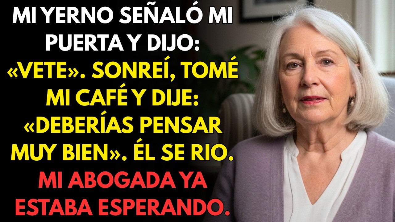 Cuando me ordenaron salir de mi propia casa, respondí de una manera que jamás imaginaron.