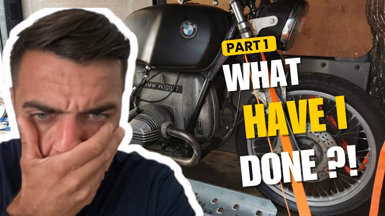 Bought a Dead BMW R100/7 Café Racer – She Didn’t Even Start! 😱