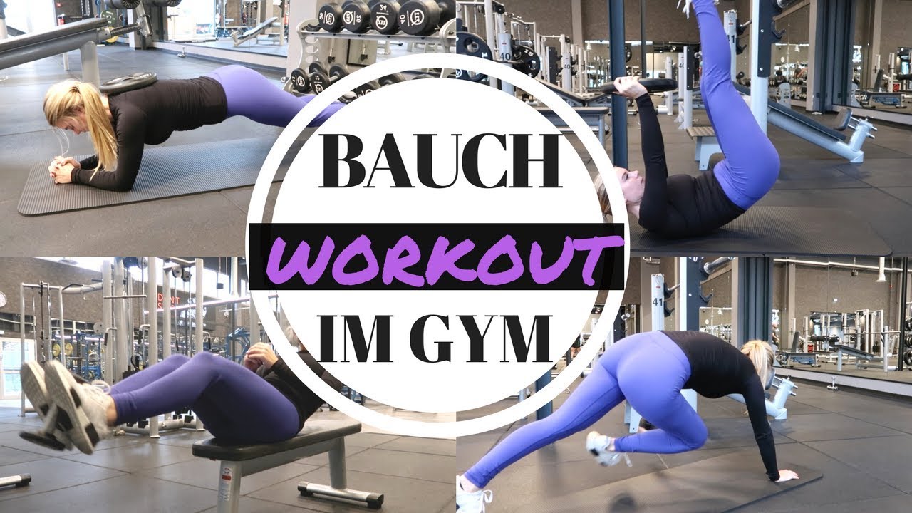 4 Besten Bauchübungen für einen flachen Bauch im Fitnessstudio & Zuhause I Dyedblondpony