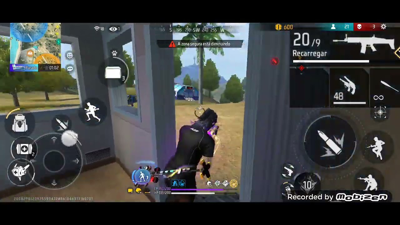 TENTEI GANHAR ESSA PARTIDA DE FREE FIRE!😬😬😬!!!