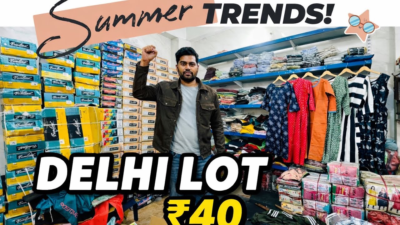 मात्र 40 में BRANDS KA MAL 💯% FRESH CLOTHES WHOLESALE SE SASTA  | MEHTA LOT DELHI