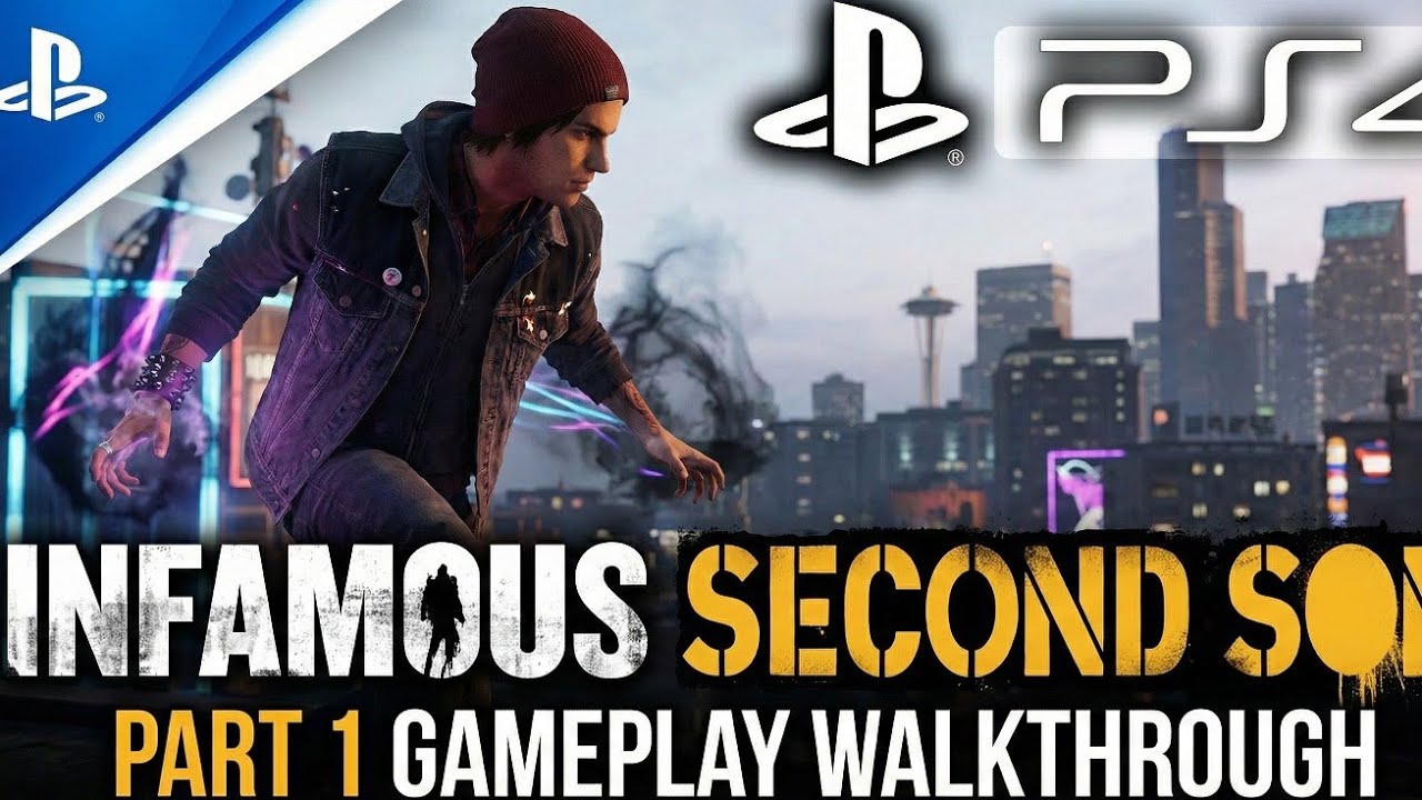 inFAMOUS: Second Son – Full Gameplay Walkthrough Part 1 | 4K HDR | PS4