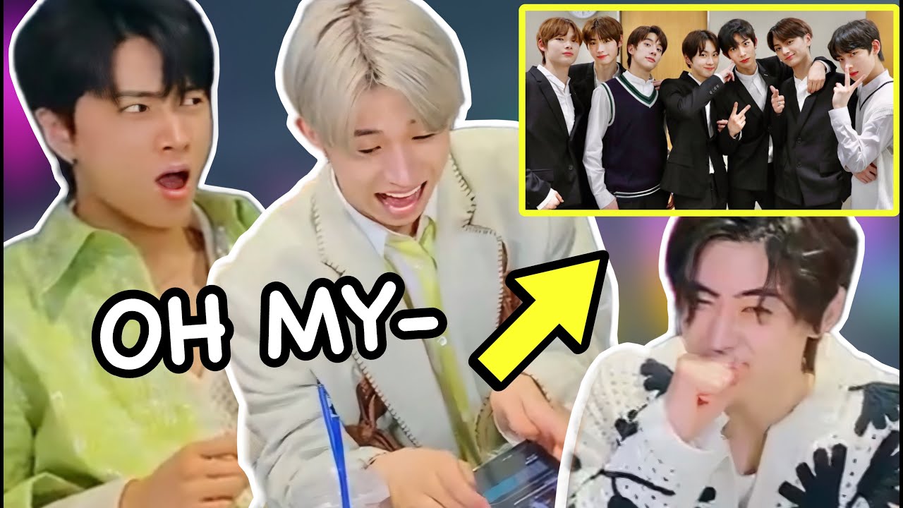 ENHYPEN reacting to their OLD VIDEOS