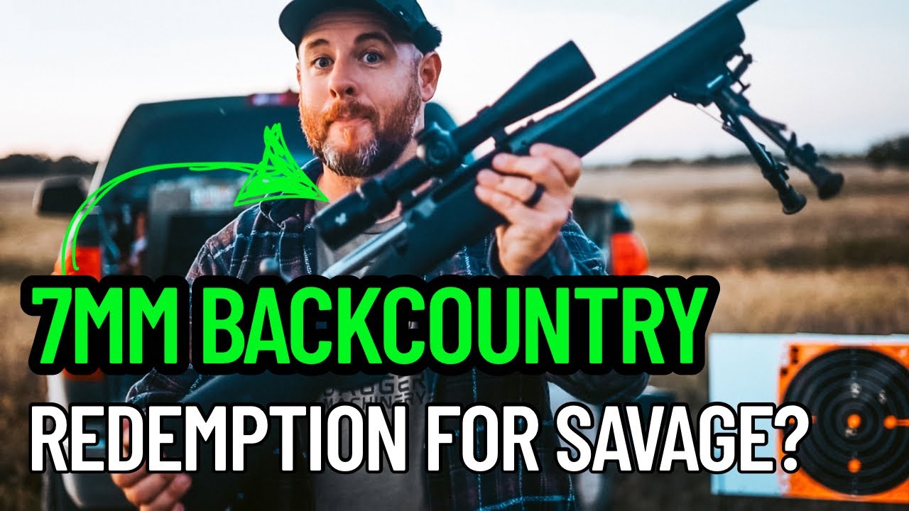 7MM Backcountry RANGE REVIEW - Replacement Savage Trail Hunter Lite - Lets try this again! 