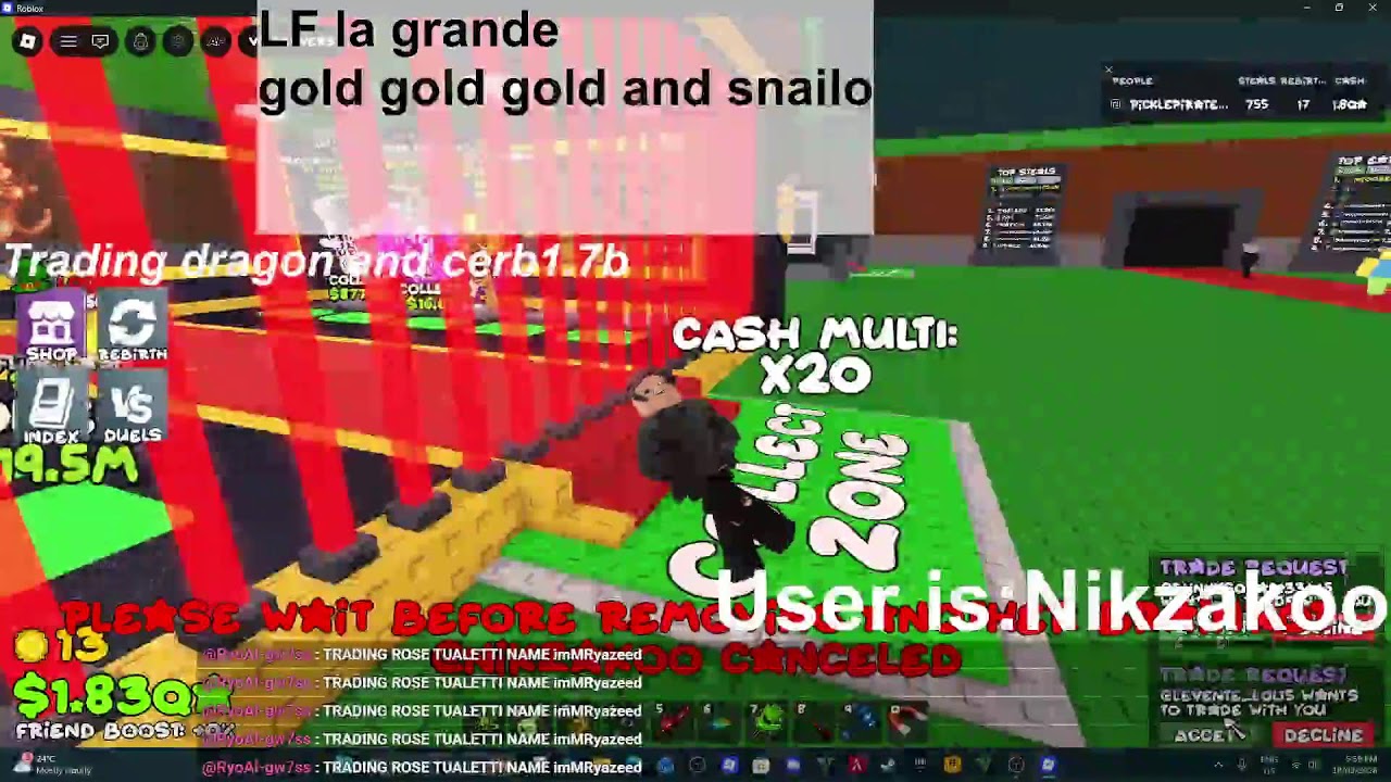 Sab trading!