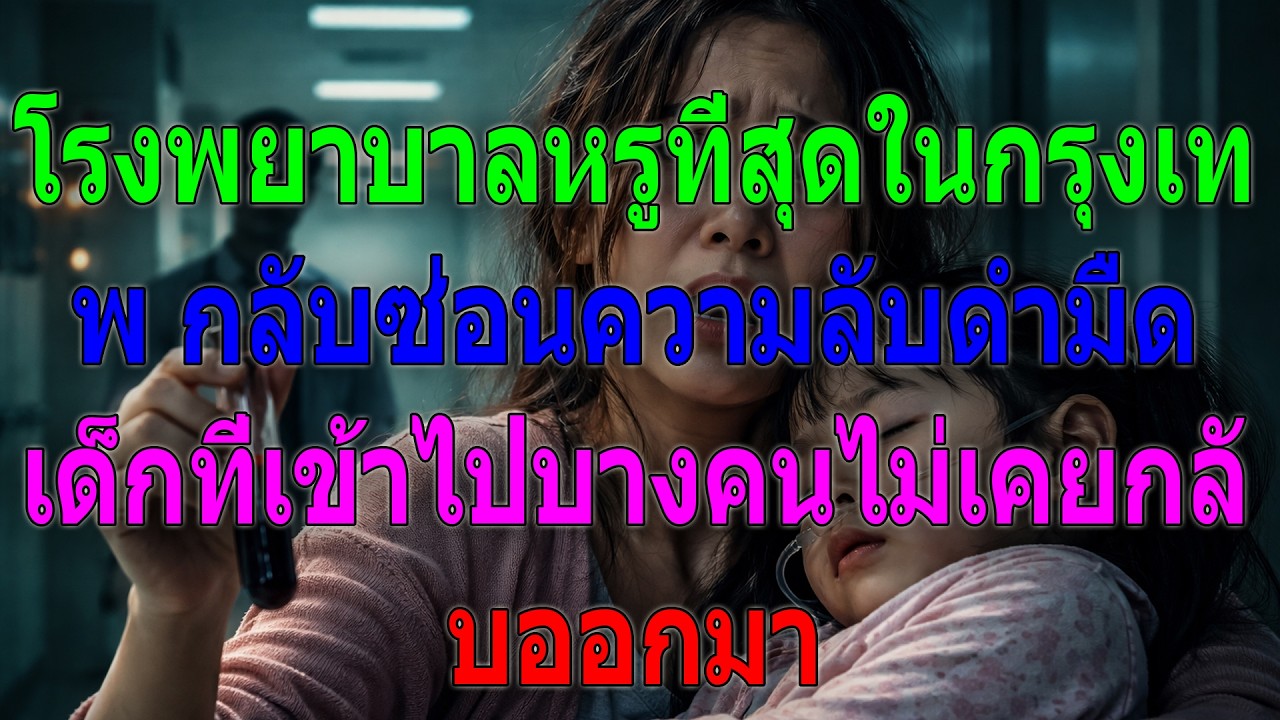 โรงพยาบาลหรูที่สุดในกรุงเทพ กลับซ่อนความลับดำมืด เด็กที่เข้าไปบางคนไม่เคยกลับออกมา