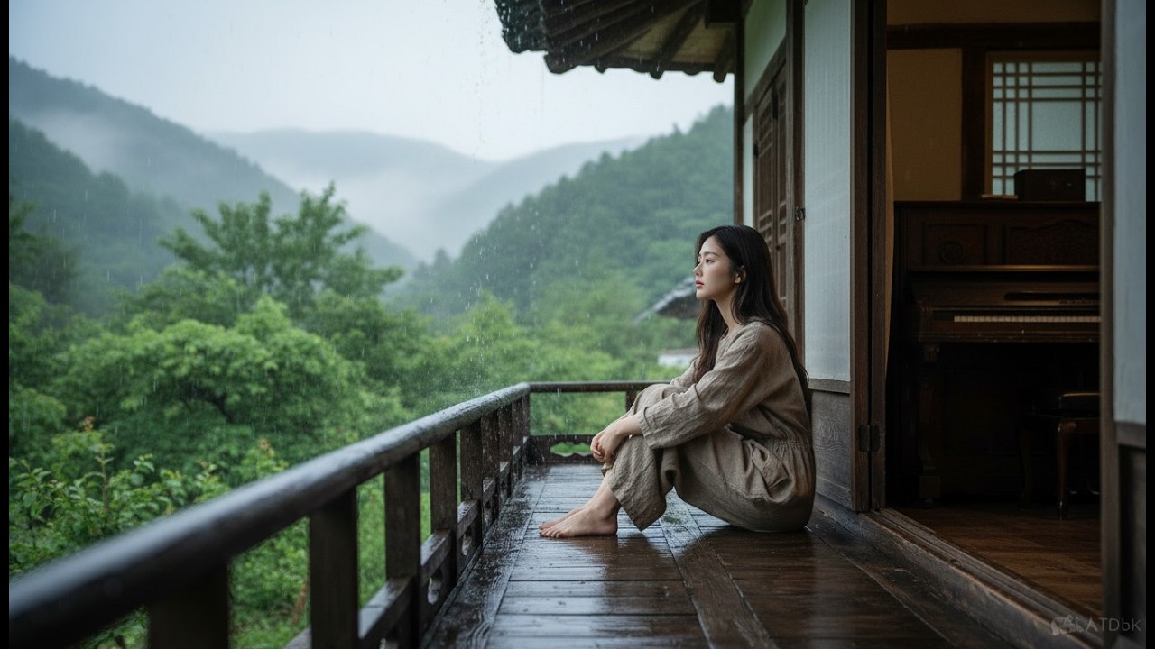 🍋 Piano Garden in the Rain | Relaxing & Chill Pop for a Peaceful Break | Healing & Soul   #CafeMusic