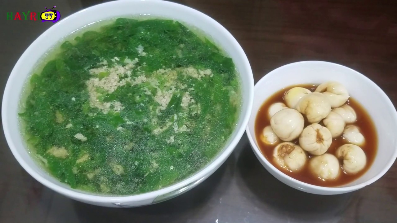 Món ăn ngon/ Cách nấu canh ghẹ sữa rau mồng tơi thơm ngon giàu can xi/ Baby crab soup with spinach