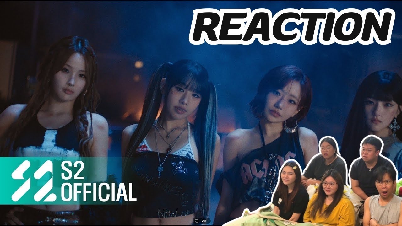 MV Reaction | k bye- Kiss Of Life | Rooftop Reaction