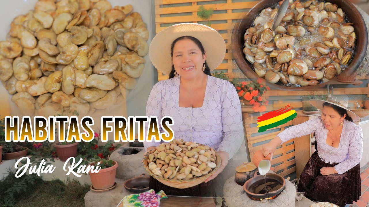 Preparé unas ricas Habitas fritas🇧🇴
